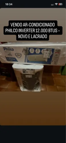 Ar condicionado Philco inverter 12.000btus