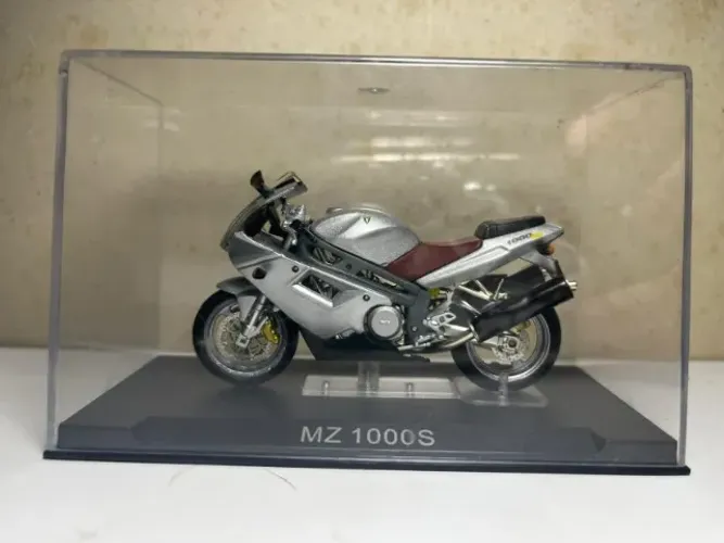 Miniatura MZ 1000S 1:24 Ixo Altaya - Caixa Acrílico
