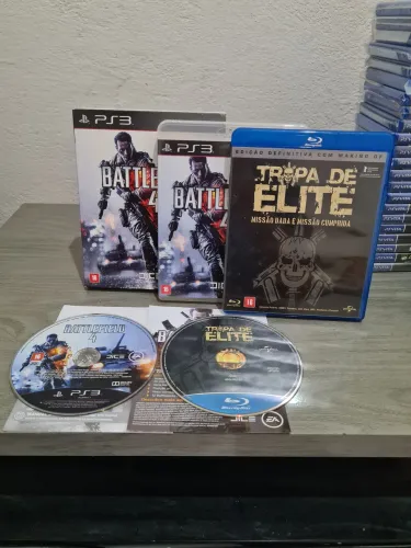 Battlefield 4 + Bluray Tropa de Elite, ps3