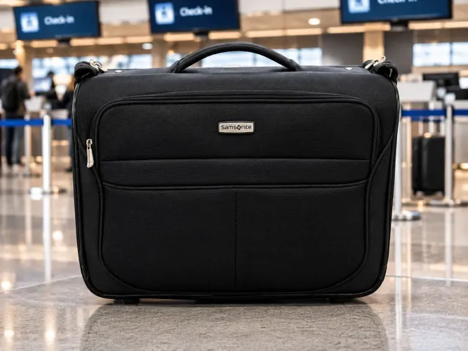 Mala Samsonite para terno e vestido