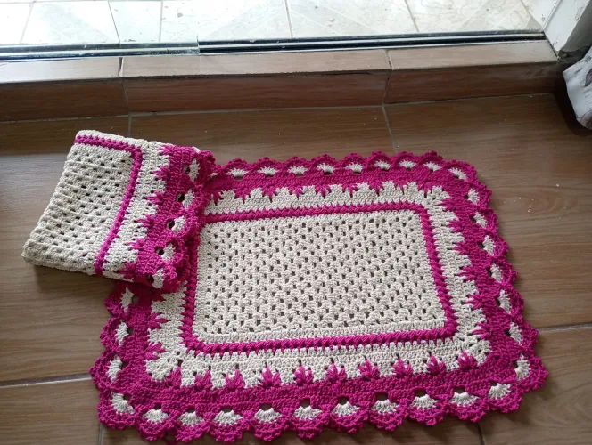 Tapetes de crochê ?