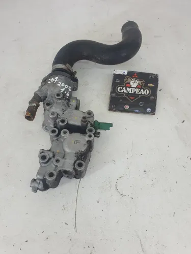 Carcaça Válvula Termostática Peugeot 207 1.4 2007 