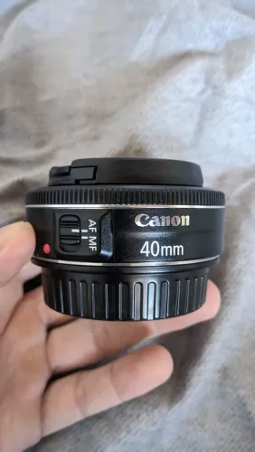 Lente canon EF 40mm