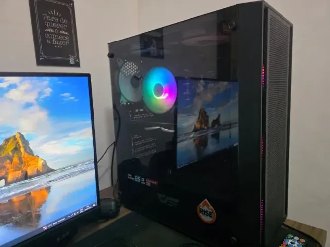 PC Gamer Xeon E5-2697 v3 14C/28T, RX 580 8GB, 32GB RAM, SSD NVMe 1TB