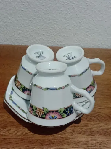 Xícaras da porcelana Schmidt
