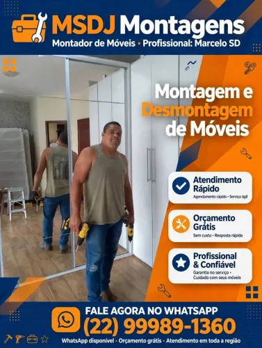 Macaé e Rio das Ostras Montador de Móveis.