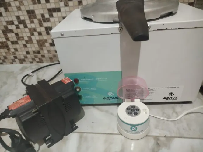 Kit de Esterilização - Autoclave Agnus 8L + Mini Incubadora + Autotransformador