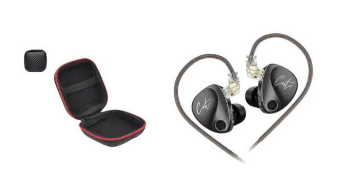 Fone KZ castor + Estojo para fone 