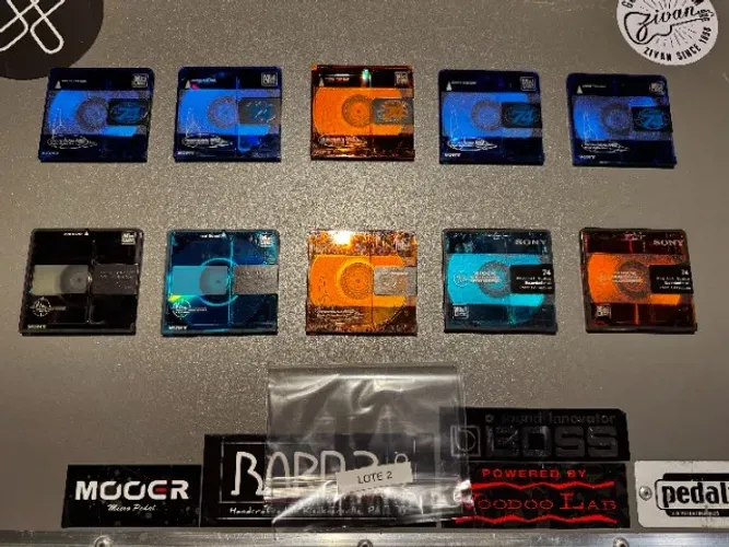Kit 10 MD Sony Color Collection 74 Azul Âmbar e Fumê Gravado 1x