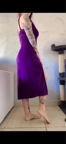 Vestido veludo