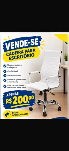 Vende-se cadeira de escritório