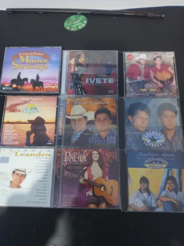 Lote Coleção 9 Cds Sertanejo Clássico E Pop - Leandro E Leonardo, Paula Fernandes