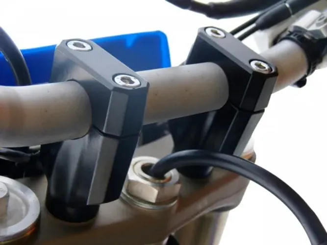 Adaptador Riser Guidão 22mm Anker Import Prime Preto Elevação 6,5cm