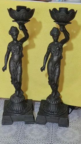 Par de luminária. 