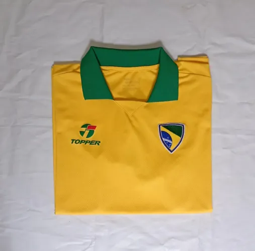 Camiseta Brasil Topper Retrô Masculina tamanho G
