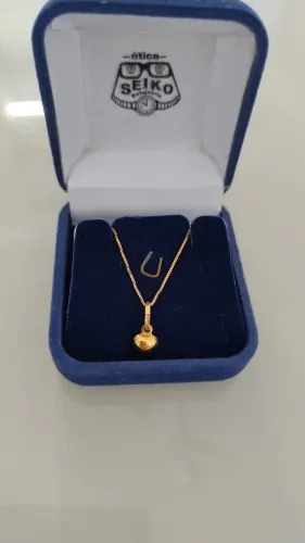 Vendo linda corrente feminina ouro 18k