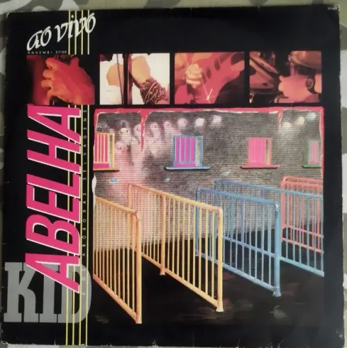 Vinil LP Kid Abelha e os Abóboras Selvagens - Ao Vivo (1986) New Wave / Pop Rock  