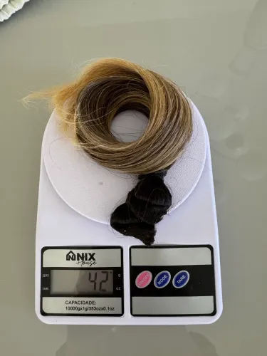 Aplique de cabelo humano brasileiro para aplique em tela