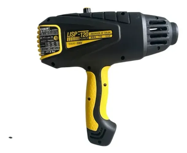 Máquina Soldadora Lynus Solda LISP-120 - preto/amarelo