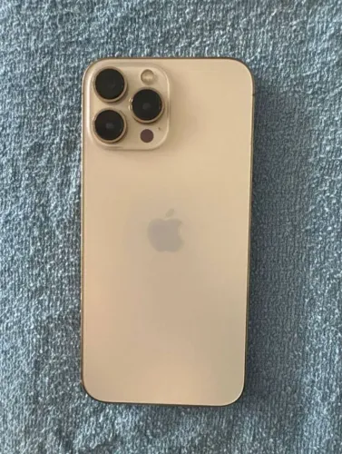 iPhone 13 Pro Max Gold 128gb todo original!?