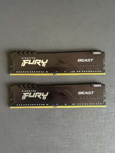 Memória RAM Kingston Fury Beast, 64GB (2x32GB), 3200MHz, DDR4