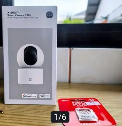 Novos:Vendo 01 câmera de segurança xiaomi e 01 cartão de memória 64GB.