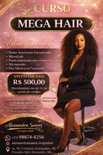 Curso de mega hair