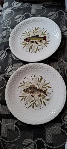 Pratos de louça francesa