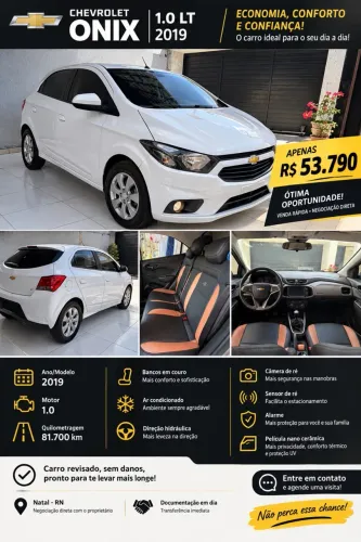 Chevrolet Onix Hatch LT 1.0 8V Flex Mec. 4P 2019
