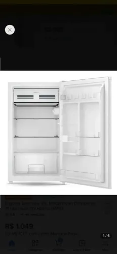 Frigobar Electrolux NOVO 90L COM NF