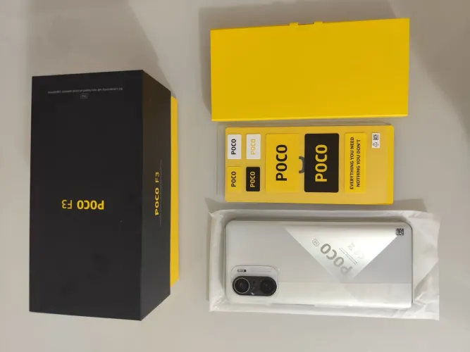 Celular Xiaomi POCO F3 prata impecável 