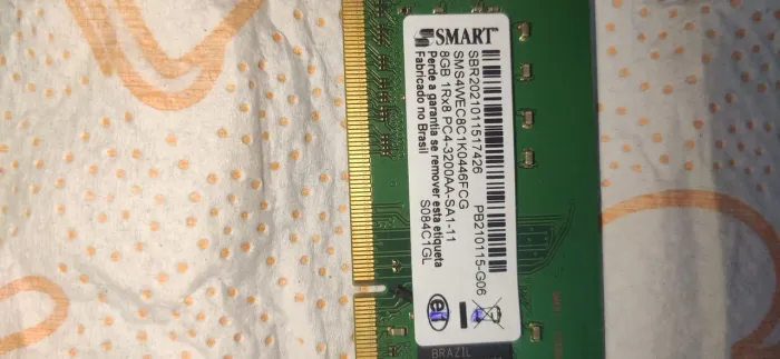 DDR4 SODDIM, 8 GB, 3200 Mz