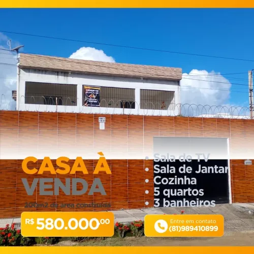 Linda Casa de Praia em Tamandaré-PE
