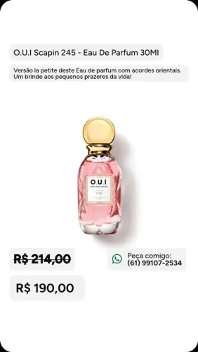 O.u.i Scapin 245 30ml Eau de Parfum
