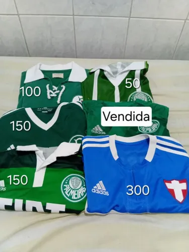Camisas Palmeiras Originais - Bom estado em tamanhos P e M ( LEIA A DESCRIÇÃO)