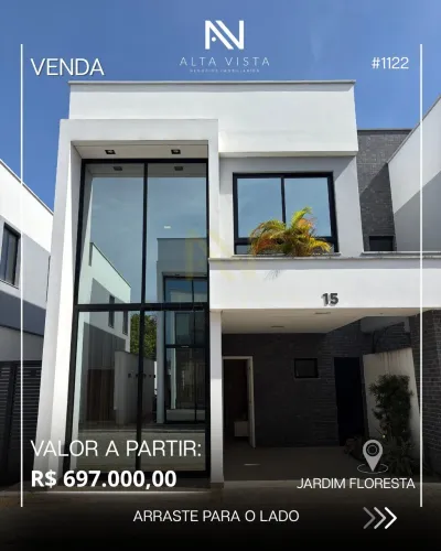 Duplex à venda no Jardim Floresta por R$ 697 mil