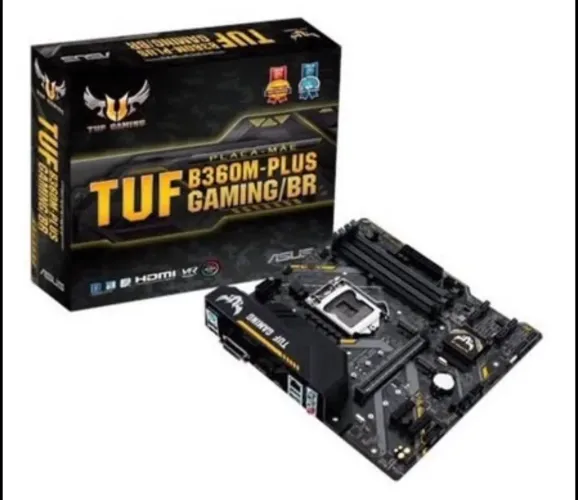 Placa Mãe Asus Tuf B360m Plus Gaming/br Ddr4 + Processador i5 8400