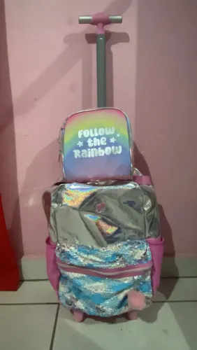 Mochila e lancheira importada nova