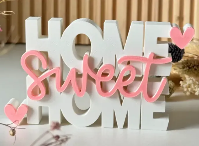 Letreiro Lar doce Lar - Perfeito para decoração ou presente