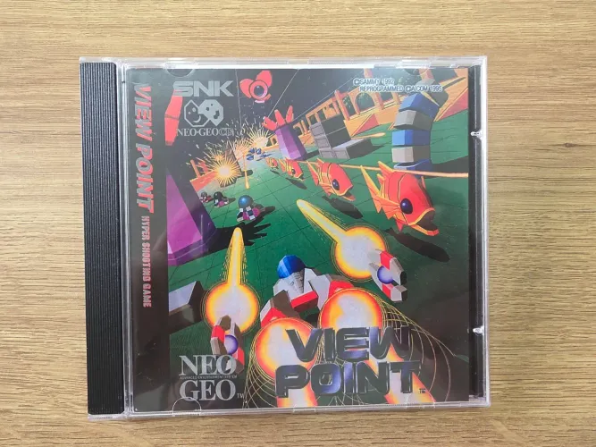 Jogo View Point Neo Geo Cd prensado de qualidade 