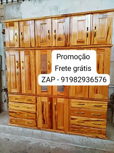 Guarda - roupa de casal - completo 6 portas com espelhos novo!