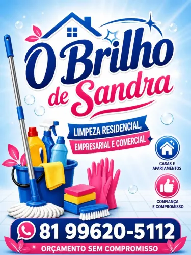 Faxina e Higienização - Limpeza Residencial, Comercial e Empresarial.