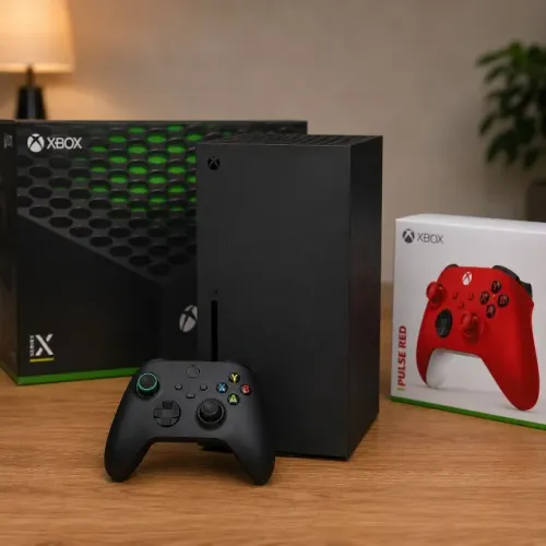 Xbox Series X TB - 2 Controles - Com Caixa - Controle na Caixa