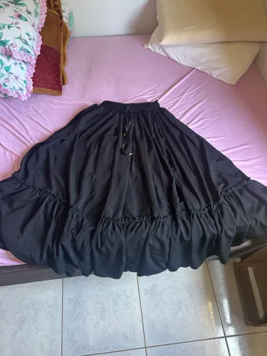 Saia preta de umbanda 