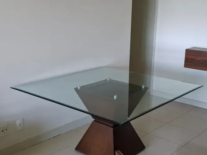Tampo de Vidro 12mm 150x150 bisotado