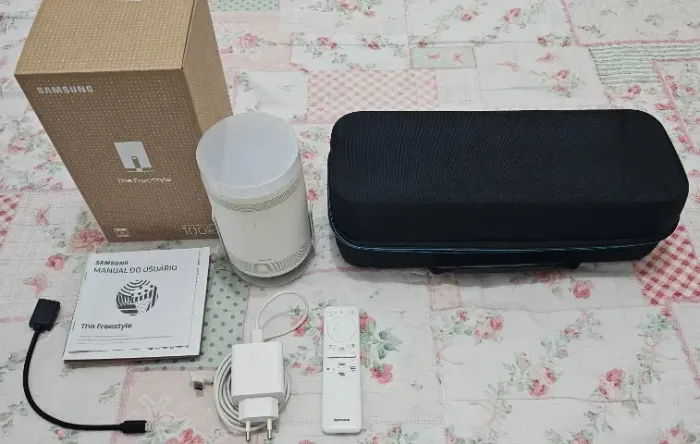 Projetor Freestyle Samsung + Case para Transporte + Cabo Hdmi