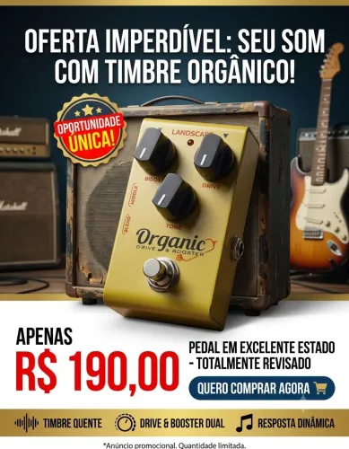 Pedal organic drive e booster Landscape