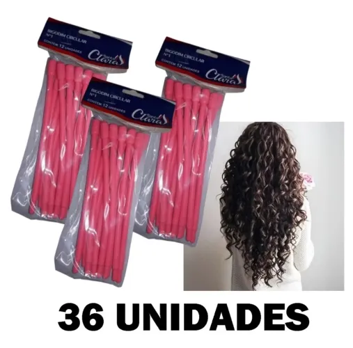Bigundim Bigodinho Circular N° 1 Kit 36 Unidades -  Cor Azul