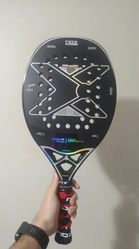 RAQUETE DE BEACH TENNIS NOX NG17 2025 - ÓTIMO ESTADO.