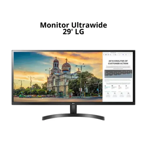 Monitor LG Ultrawide 29" Full HD IPS - 29WK500 - Ótimo Estado